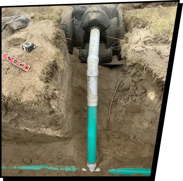 Septic tank installation by Gering Valley Plumbing & Heating