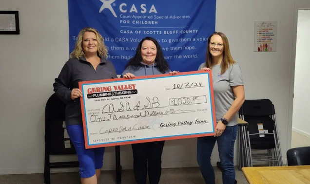 Gering Valley Plumbing & Heating supporting a local community event