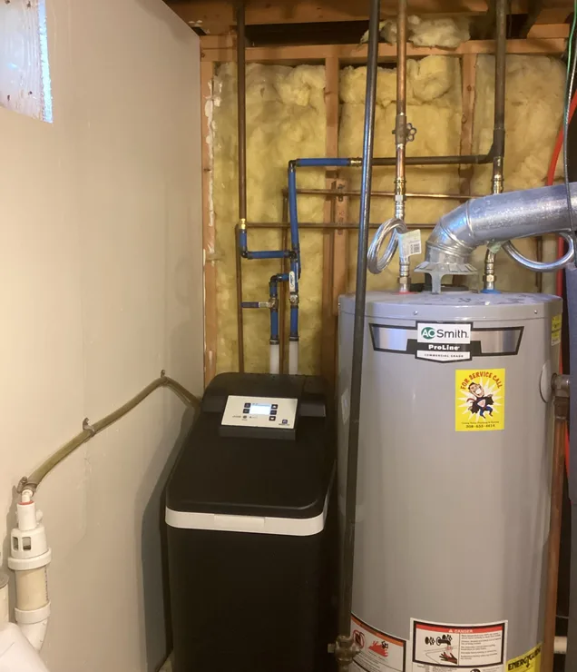 A.O. Smith water heater and softener installed by Gering Valley Plumbing & Heating