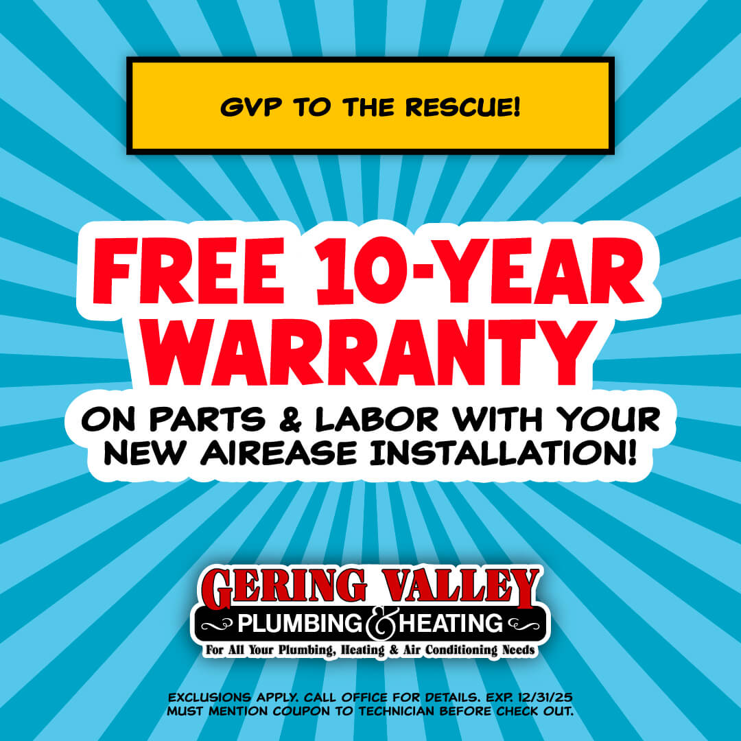 GVP coupon bank. Save with Gering Valley Plumbing & Heating services.