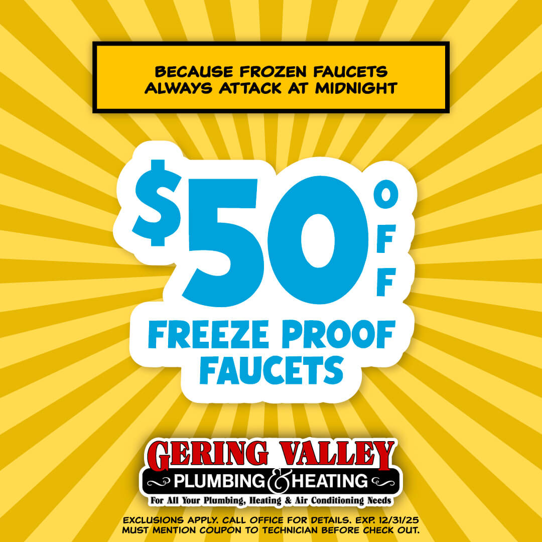 GVP coupon bank. Save with Gering Valley Plumbing & Heating services.