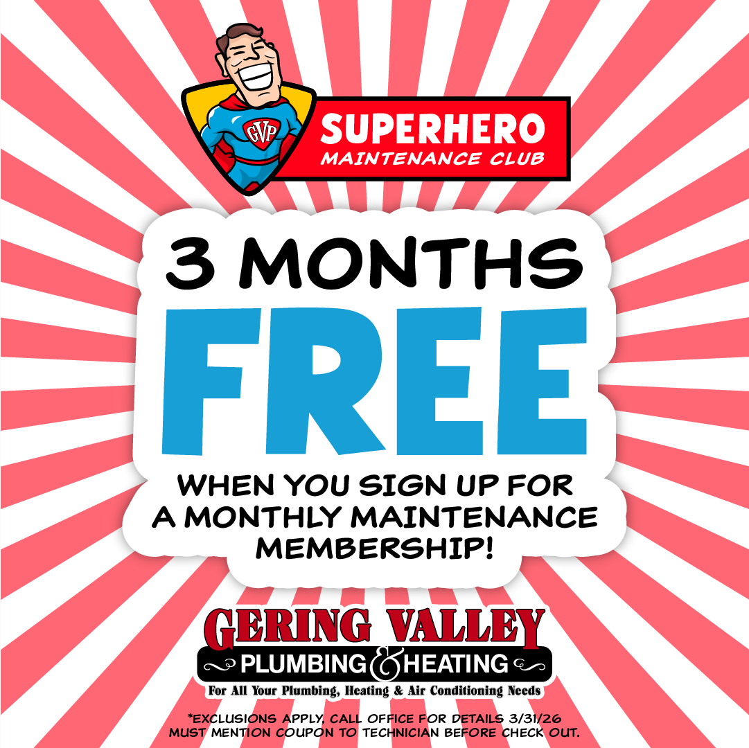 GVP coupon bank. Save with Gering Valley Plumbing & Heating services.